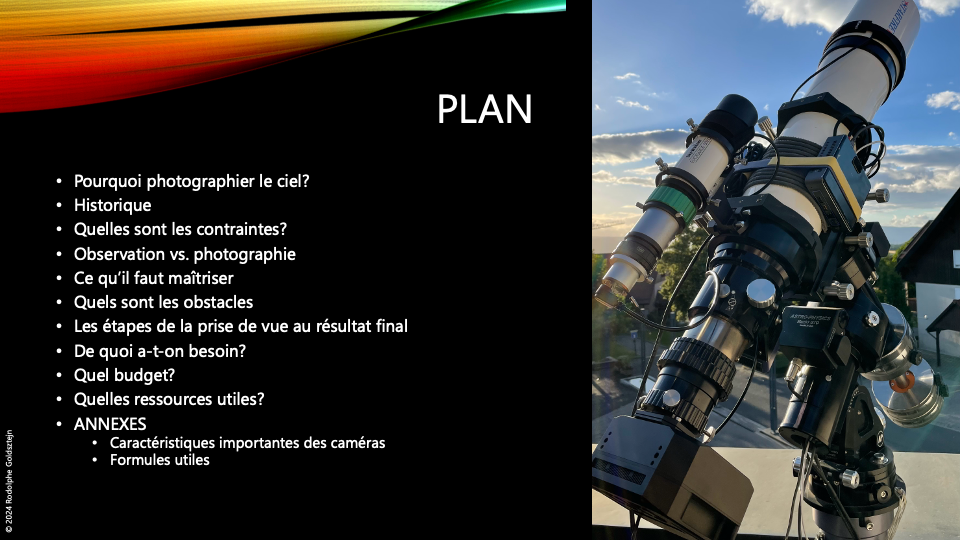 Astrophotographie: Introduction (exposé)