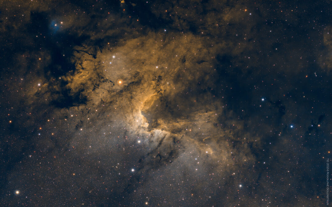 La nébuleuse de la Grotte – Sh 2-155 (HOO)