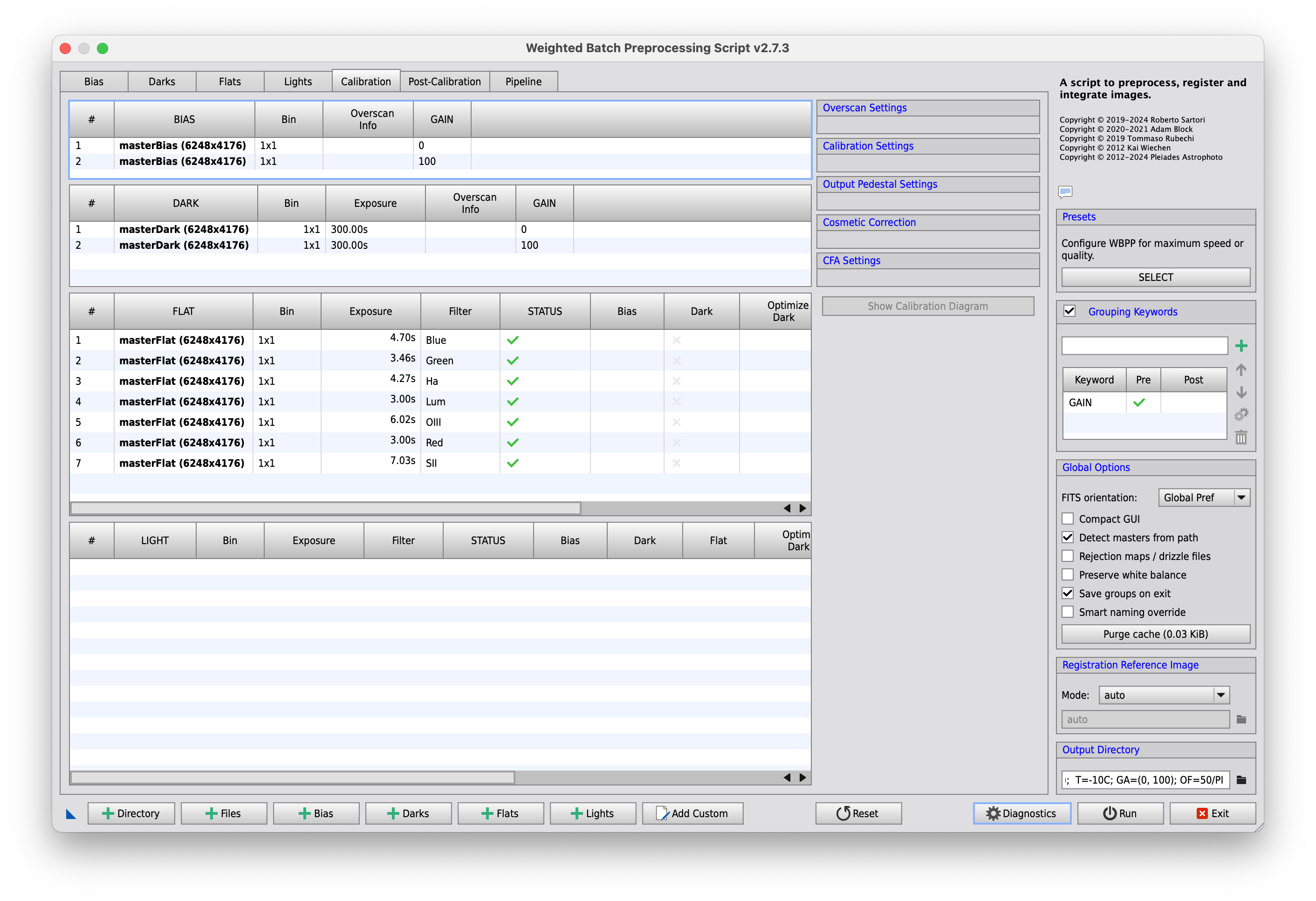 WBPP screenshot