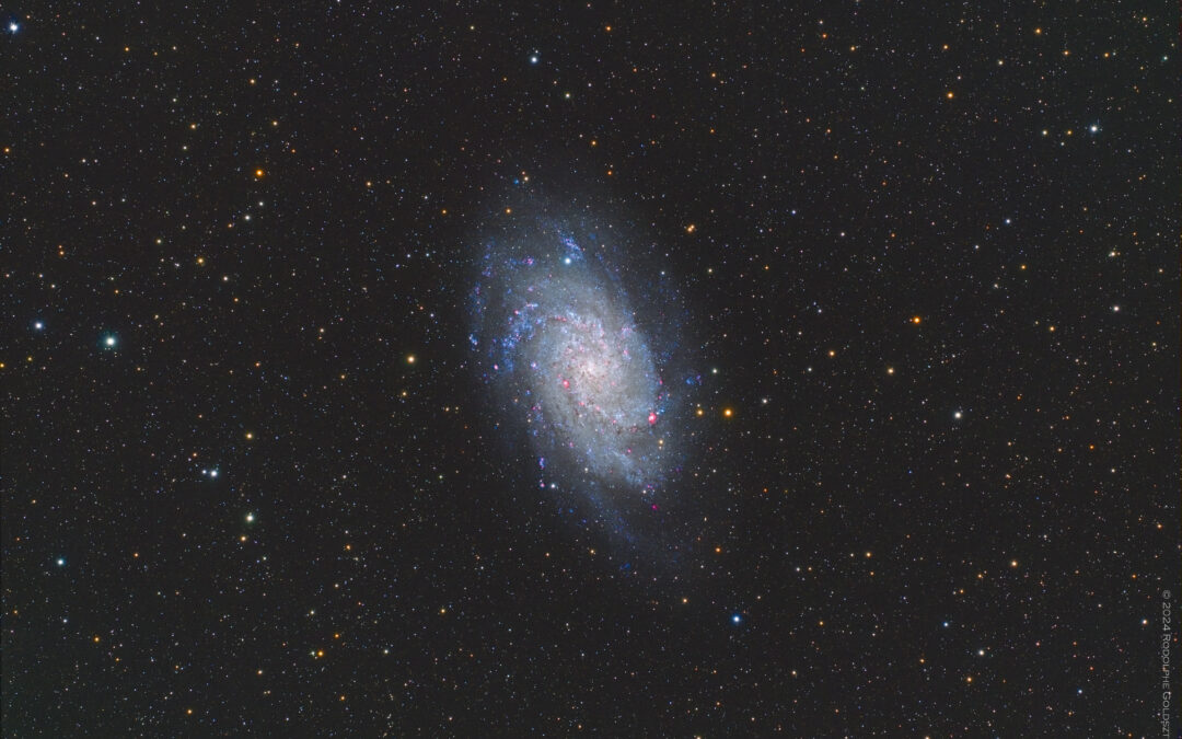 Galaxie du Triangle (M 33) en HaRGB