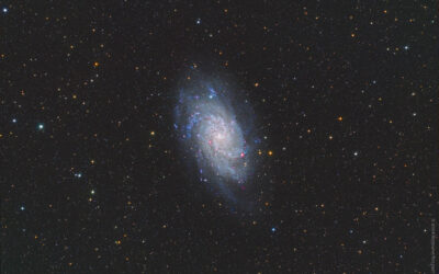 Galaxie du Triangle (M 33) en HaRGB
