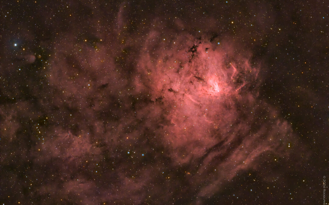 Sh 2-206 (Fossil Footprint, NGC 1491) en HaRGB
