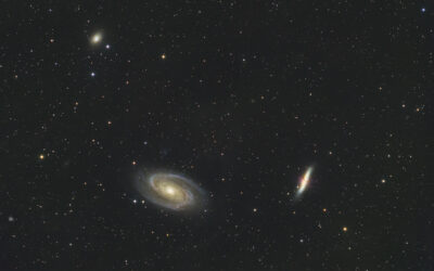 Galaxies de Bode et du Cigare (M 81 et M 82) – LRGB