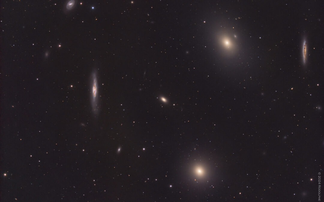 M 84, M 86 et autres petites galaxies en LRGB