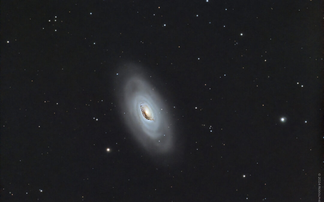 M 64 la galaxie de l’oeil noir en LRGB