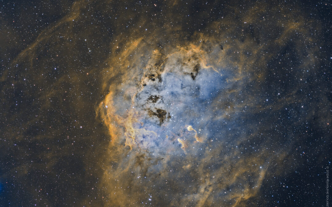 Nébuleuse des Têtards (IC 410) en SHO