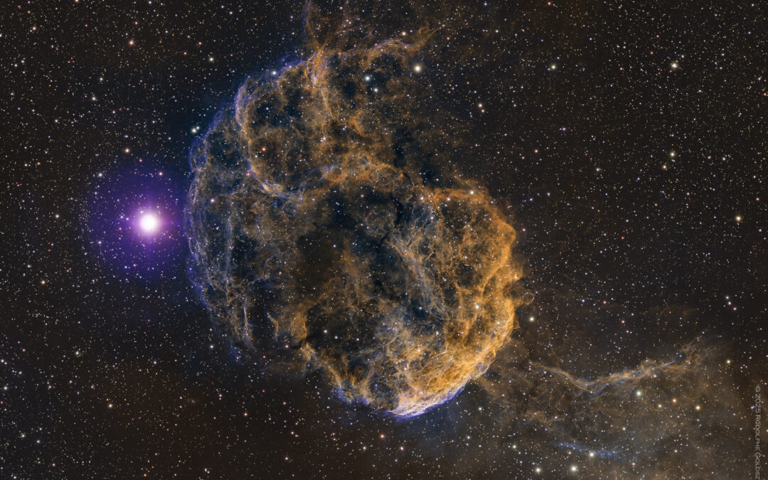 La nébuleuse de la Méduse (IC 443 / Sh 2-248) en SHO