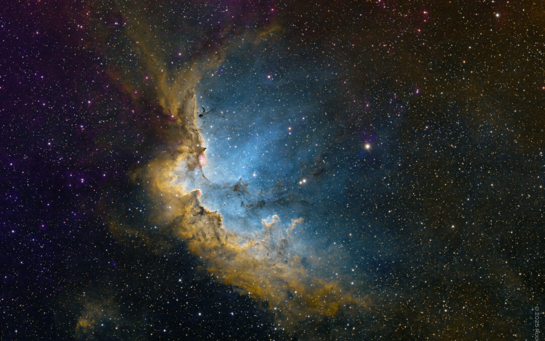 La nébuleuse du Sorcier (Sh 2-142) en SHO