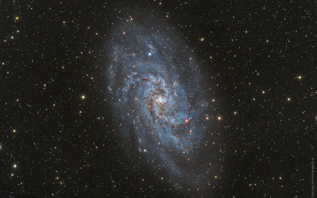 La galaxie du Triangle (M 33) en L-HaRGB