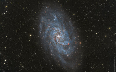 La galaxie du Triangle (M 33) en L-HaRGB