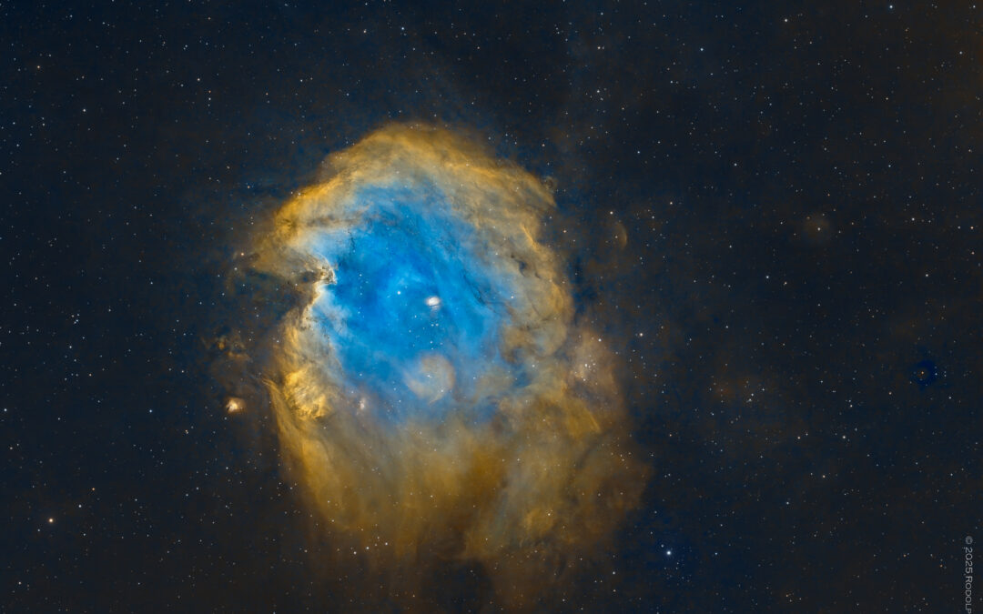 La nébuleuse de la “Tête de Singe” – RGB et bande étroite