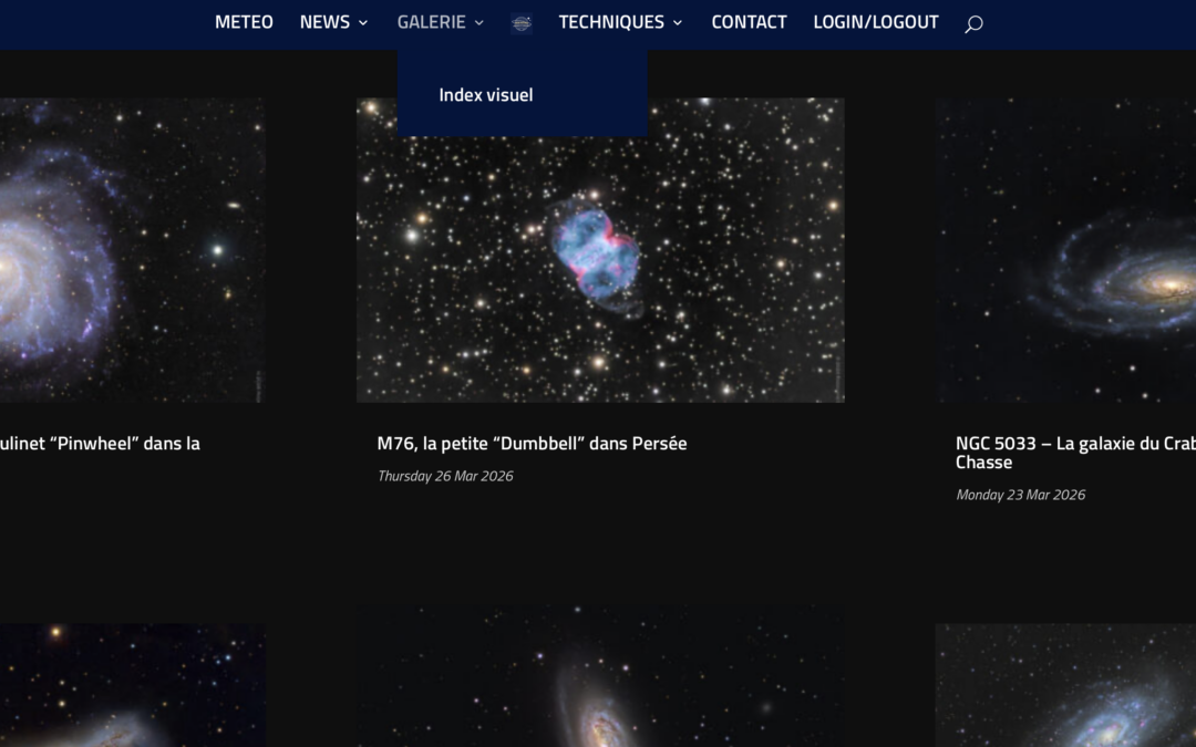 Nouveau ! Index visuel