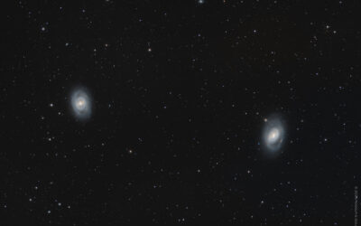 M 95 et M 96 – Un joli couple de galaxies