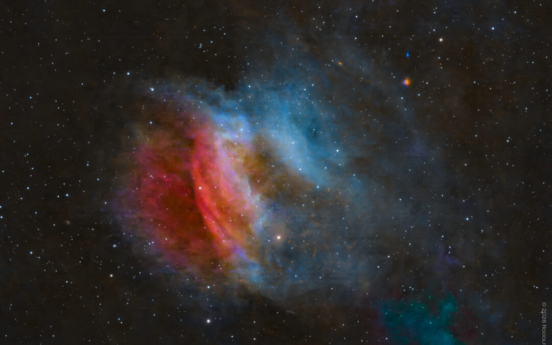 Sh 2-174, la nébuleuse de la “Rose de la Saint Valentin”