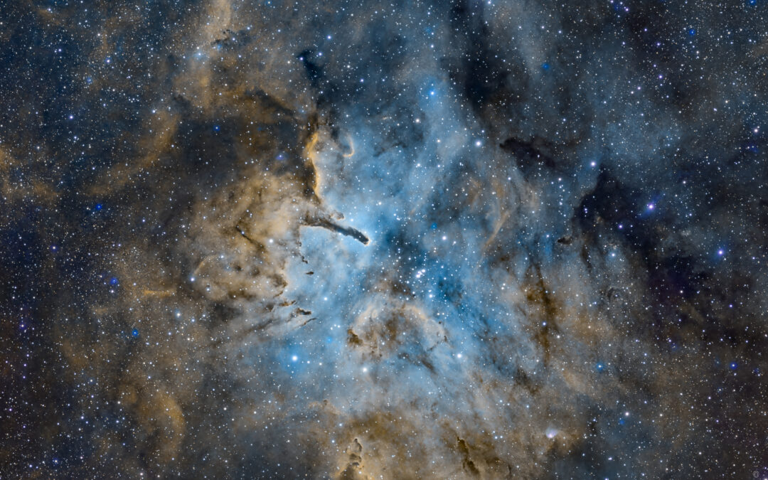 Sh 2-86 (NGC 6820) dans le Petit Renard