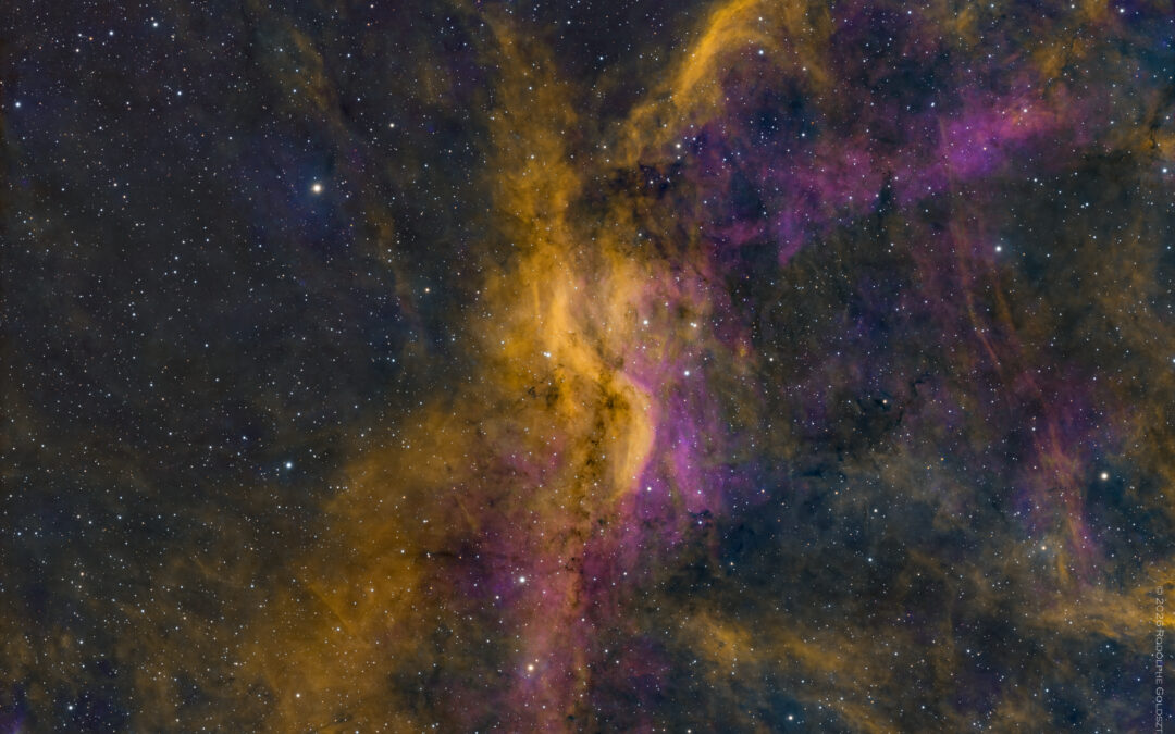 DWB 111, ou “Propeller Nebula” dans le Cygne (rendu en palette HSO)